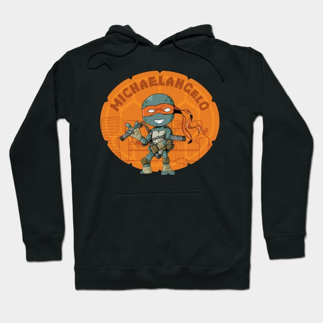 Michaelangelo Hoodie by Creative Wiz